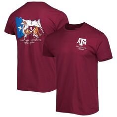 Мужская темно-бордовая футболка Texas A&amp;M Aggies Hyperlocal Team