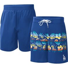 Мужские спортивные шорты для плавания Carl Banks Royal Los Angeles Dodgers Breeze Volley G-III