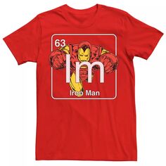 Мужская футболка Avengers Iron Man Element Marvel