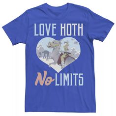 Мужская футболка с текстовым рисунком Love Hoth No Limits Star Wars