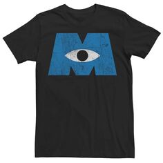Мужская футболка с логотипом Monsters, Inc. Disney / Pixar