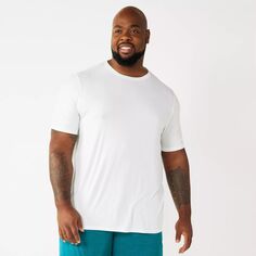 Очень мягкая футболка с вырезом и надписью Big &amp; Tall Sonoma Goods For Life, белый