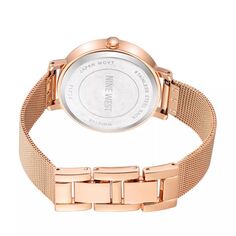 Женские часы с сетчатым браслетом оттенка розового золота Nine West