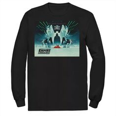 Мужская футболка с плакатом к 40-летию фильма «Звездные войны: Империя наносит ответный удар» Licensed Character, черный