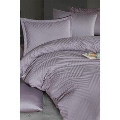 Комплект постельного белья Clasy Tula Grey с двойным хлопковым атласным жаккардовым покрытием