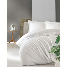 Комплект постельного белья Cotton Box Elegant Series, белый