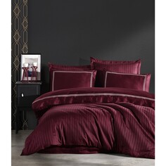 Комплект постельного белья из кружевного хлопкового атласа с вышивкой - Изображение Dantela
