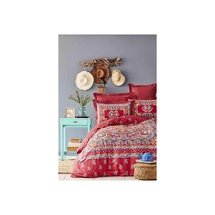 Karaca Home Комплект постельного белья Ranforce Axis Red