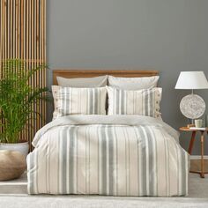 Karaca Home Комплект постельного белья цвета хаки, окрашенный в двойной пряже