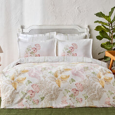 Karaca Home Vial, Комплект постельного белья из 100% хлопка, атласа, розовый