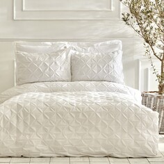 Karaca Home White Collection Комплект постельного белья Punto из 100% хлопка, белый