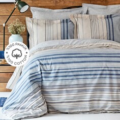 Комплект постельного белья Karaca Home Aspen Blue из 100 % хлопка