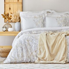 Karaca Home Bled Серый Комплект постельного белья из 100 % хлопка