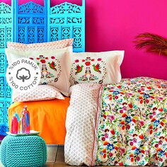 Karaca Home Parlin Fussia Комплект постельного белья из 100 % хлопка