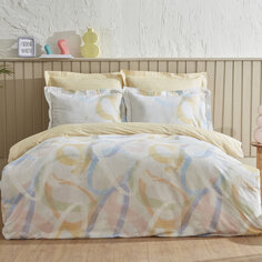 Комплект постельного белья Karaca Home Favora, разноцветный