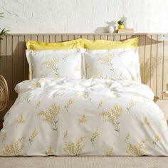 Karaca Home Loretta Желтый Комплект постельного белья из 100% хлопка (пп)