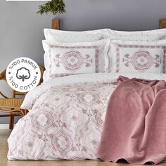 Karaca Home Arlen Powder Комплект постельного белья из 100% хлопка, комплект одеял