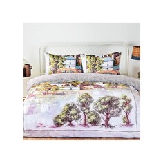 Комплект постельного белья Комплект двойного атласного пододеяльника Özdilek Soft Life, цвет: бежевый