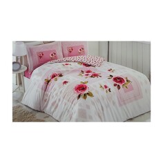 Özdilek Комплект постельного белья Ranforce Double Pink Karen