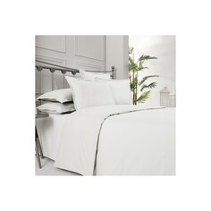 Комплект постельного белья Белый двойной хлопковый пододеяльник в полоску Sarev Fancy Stripe