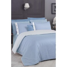 Sarev Tommy Blue Комплект постельного белья из 100% атласного хлопка