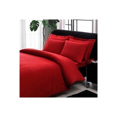 Двойной Комплект постельного белья Tac Premium Basic King Red Taç