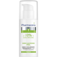 Pharmaceris T Sebo-Almond Peel 10% ночной крем с 10% миндальной кислотой II степени отшелушивания, 50 мл