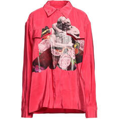 Рубашка Valentino Silk, розовый