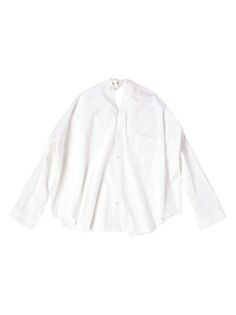 Рубашка Vareuse с узлом Balenciaga, белый