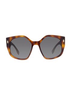 Солнцезащитные очки 55MM с геометрическим логотипом Fendi