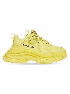 Кроссовки Triple S Balenciaga, желтый