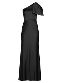 Платье Обри на одно плечо Sachin &amp; Babi, черный