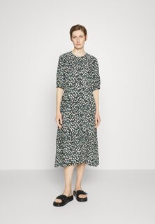 Летнее платье Marimekko, черный/зеленый/белый