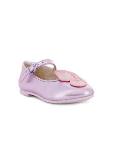Туфли без каблуков с вышивкой бабочки для маленьких девочек Sophia Webster