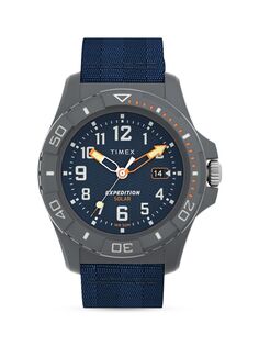 Часы Expedition из переработанного пластика Timex, синий