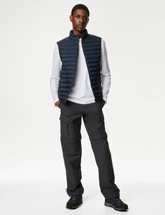 Трекинговые брюки на молнии с Stormwear Marks &amp; Spencer, серый