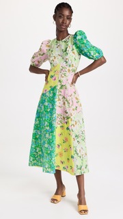 Платье миди Alemais Kenzie Patchwork, разноцветный AlÉmais