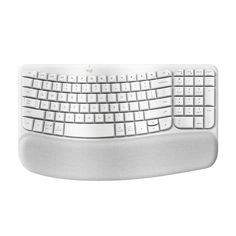 Клавиатура Logitech Wave Keys, английская раскладка, белый