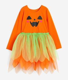 Карнавальное платье H&amp;M Pumpkin Halloween, оранжевый/зеленый/черный H&M