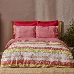 Комплект постельного белья Karaca Home Pari Noniron, красный