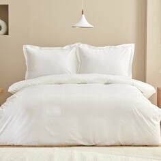 Karaca Home Uniq Комплект постельного белья из 100% хлопка с двойным атласом, белый