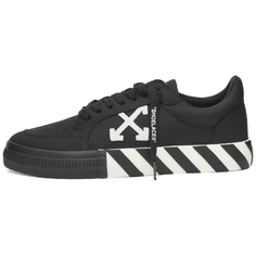 Кеды Off-white Low Vulcanized Canvas, черный