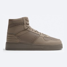 Кроссовки Zara Retro High-top, серо-коричневый