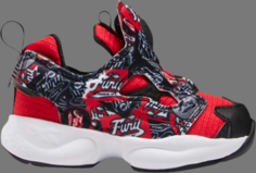 Лимитированные кроссовки instapump fury toddler &apos;graffiti - primal red&apos; Reebok, красный