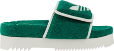 Сандалии Adidas Adidas x Gucci Wmns GG Platform Sandal &apos;Green Cotton Sponge&apos;, зеленый