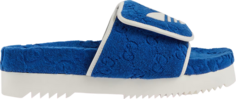 Сандалии Adidas Adidas x Gucci GG Platform Sandal &apos;Blue Cotton Sponge&apos;, синий