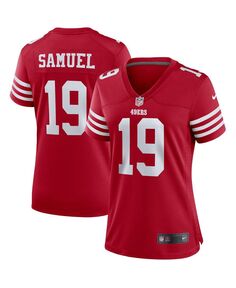 Женское игровое джерси deebo samuel scarlet san francisco 49ers player game Nike