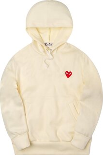 Худи Comme des Garçons PLAY Pullover Hoodie &apos;Ivory&apos;, кремовый