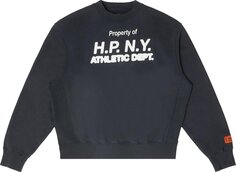 Толстовка Heron Preston Logo Print Organic Sweatshirt &apos;Black&apos;, черный