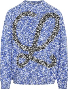 Свитер Loewe Crewneck Sweater &apos;Blue/White&apos;, синий